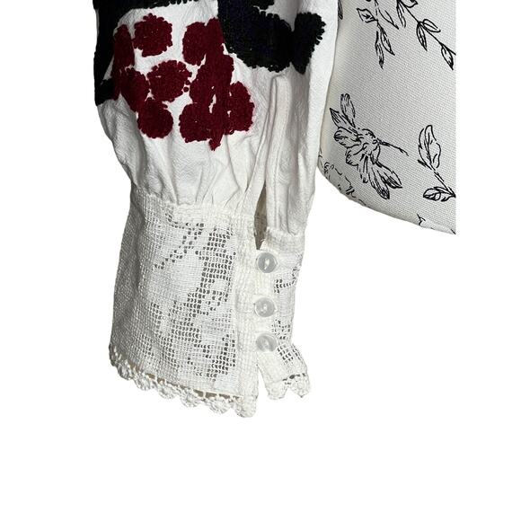 Free People | Meadows Embroidered Top Size XS - Picture 10 of 11